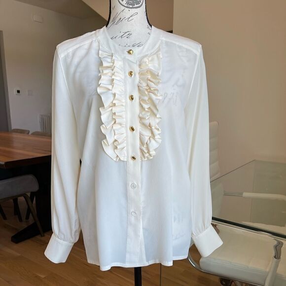 Escada Vintage Silk Blouse - 38 - Picture 1 of 10